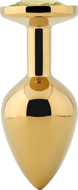 Banoch - Buttplug Aurora yellow gold Large - gouden Metalen buttplug - Diamant geel — thumbnail 4