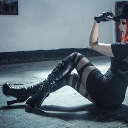 Pleaser - ELECTRA-2042 Kniehoge laarzen - US 6 - 36 Shoes - Zwart — thumbnail 2
