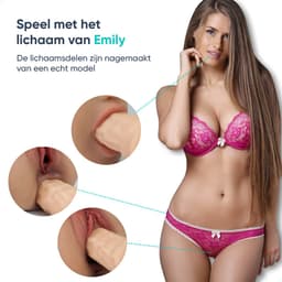 DailyPlay Pocket Pussy voor Man - 3 in 1 – Blowjob Masturbator met Billen en Kunst Vagina – Sex Toys Mannen en Koppels – Nep Kut — thumbnail 8