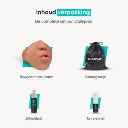 DailyPlay Pocket Pussy voor Man - Anouk – Blowjob Masturbator - TPE - Sex Toys Mannen en Koppels – Kunst Vagina - Nep Kut — thumbnail 8