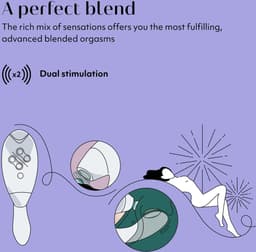 Womanizer Duo 2 - DE TarzanVibrator - Luchtdruk (clitoris) + Vibrator (G-Spot) - Herlaadbaar - Waterdicht - Lilac — thumbnail 5
