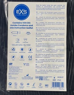 EXS JUMBO Large condooms (69mm) 144 stuks — thumbnail 14