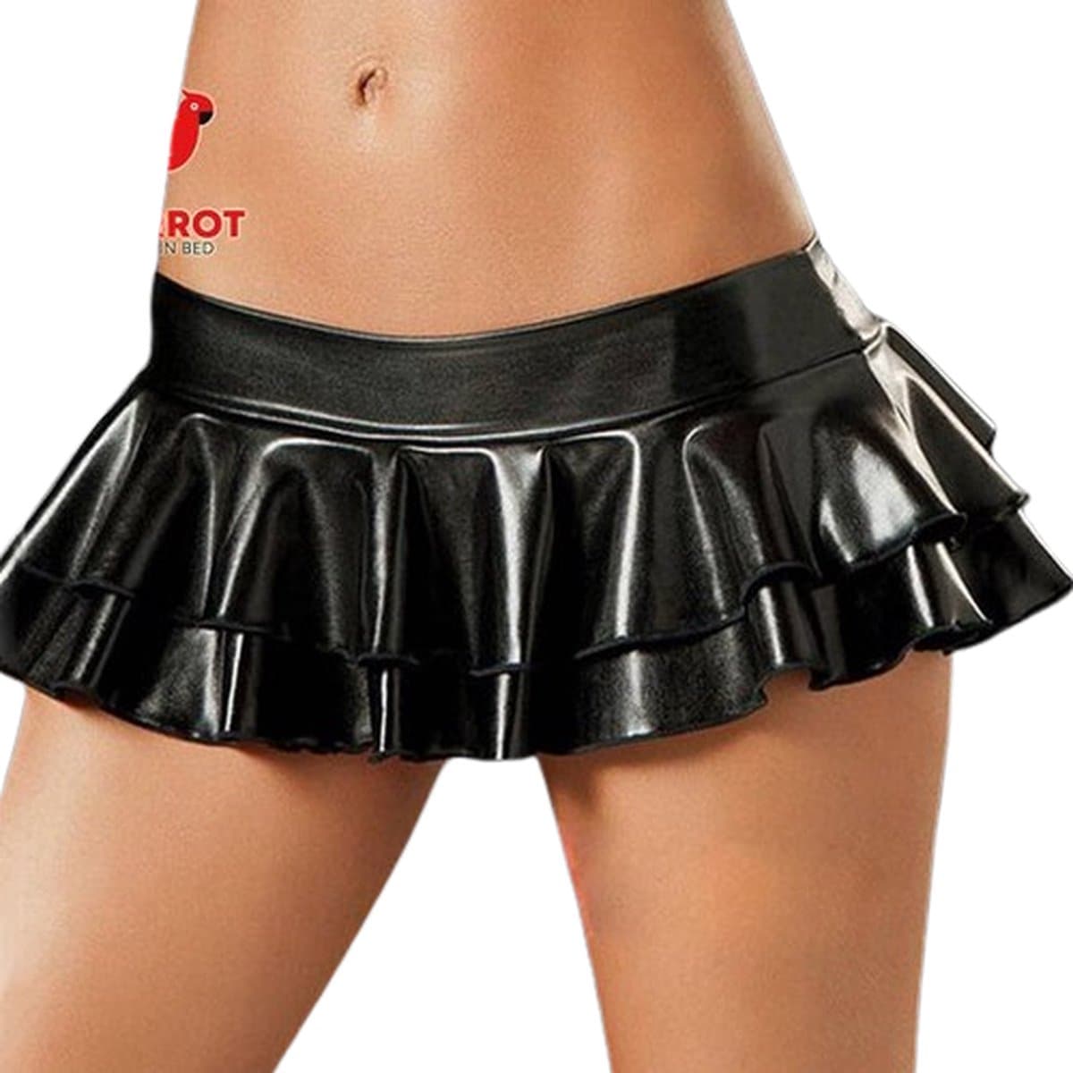 Wetlook rok - Latex look - BDSM - Erotische mini rok — afbeelding 1