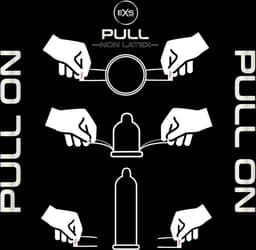 EXS Pull On Unique - 3 latexvrije condooms met pull-on strip — thumbnail 6