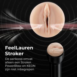 Kiiroo Pocket Pussy Lauren Philips - Masturbator voor Man - Realistisch en Zacht - Geoptimaliseerd voor Keon en PowerBlow - FeelStar Masturbators — thumbnail 4