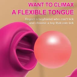 Roze Dubbele Penetratie Vibrator - Luchtdruk Vibrator - Clitoris & G Spot stimulator - Krachtig - Vibrators - Vibrators voor vrouwen - Sex toys - Vibrator-Discreet Bezorgde -Licking Sucking - sex speeltjes vrouw — thumbnail 6