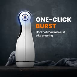 PureVibe® Squeezing Seduction Zuigende & Knijpende Sex Toys voor mannen - Automatisch Vibrerende Blowjob Masturbators - Masturbator voor Man - Pocket Pussy Zelf Electrisch & Aftrekken | Pearl White - valentijn cadeau — thumbnail 10