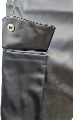 BNDGx® - Korte Broek Heren - Maat XL - Open kruis Erotische Sex kleding - Nep Leer BDSM porno outfit Man Rollenspel kleding — thumbnail 4