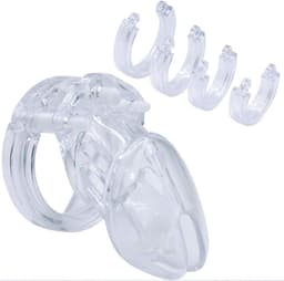 Intenz® Kuisheidskooi - Transparant - Chastity Cage - Small - Peniskooi - Sex Toys voor Koppels - Inclusief Slotje — thumbnail 5