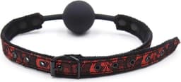 Banoch | courtesan ballgag red | siliconen Bal ∅ 4 cm — thumbnail 15