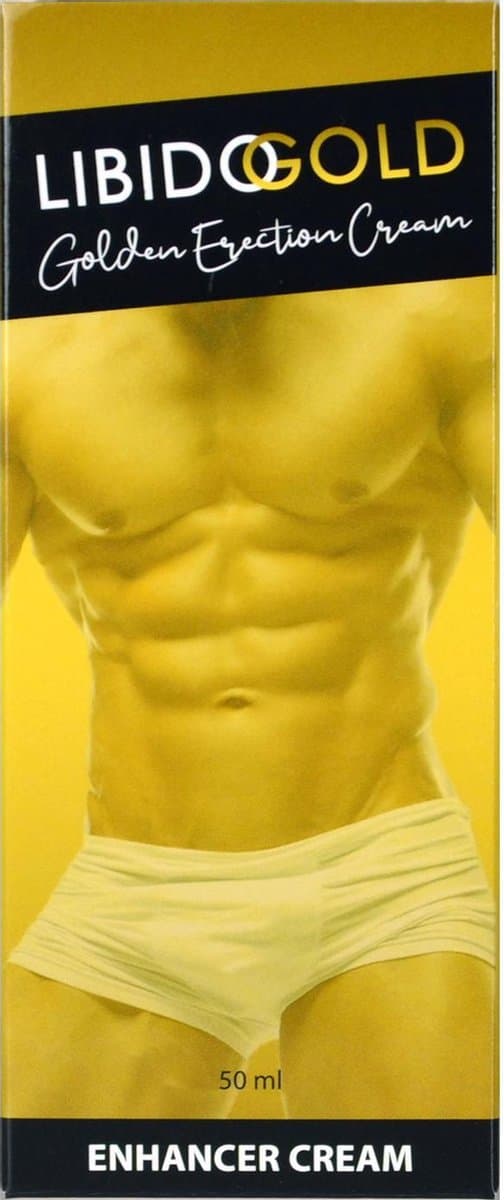 Libido Gold - Golden Erection Cream - Erectiecrème - 50 milliliter — afbeelding 1