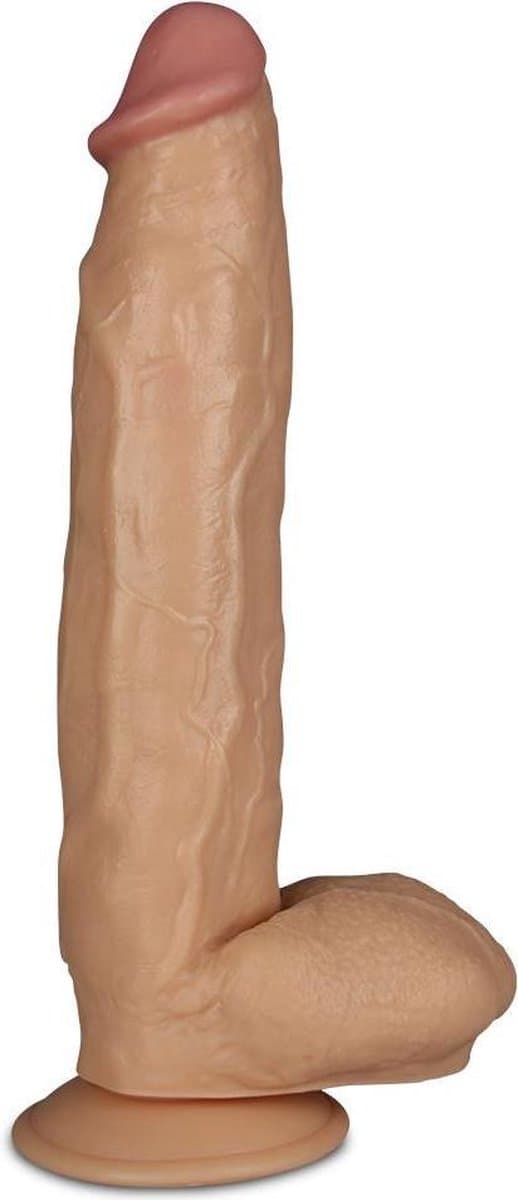 Lovetoy Grote Dildo van 28 cm - beige — afbeelding 1