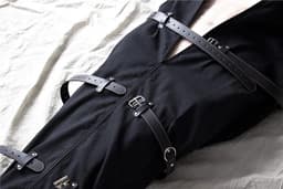 Bondage Body Bag / Dwangbuis Nylon en PU Leer - maat M/L — thumbnail 2