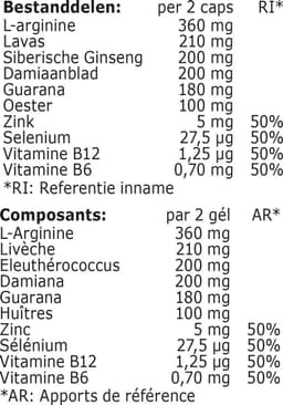 Fytostar Vivirex – Voor het libido – Man prestatie– 120 capsules — thumbnail 3