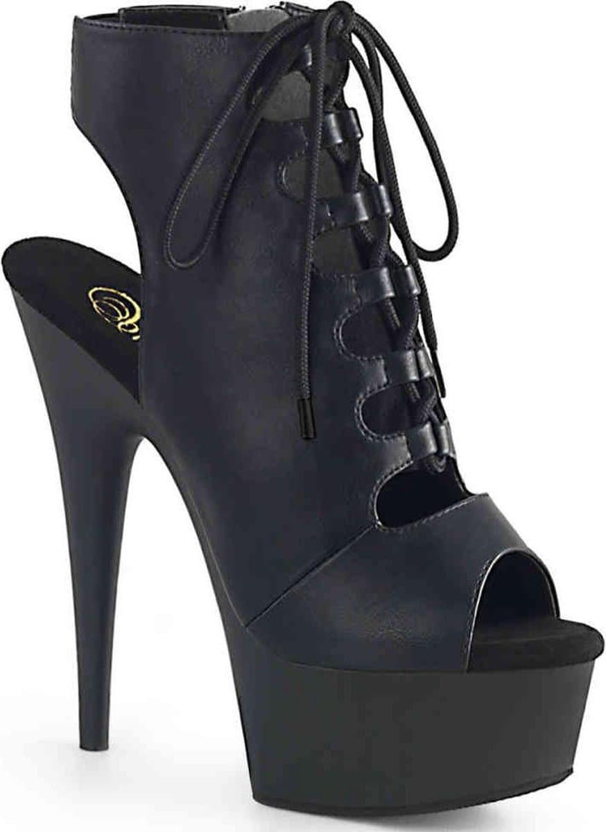 Pleaser - DELIGHT60020 Plateau Laarzen - US 5 - 35 Shoes - Zwart — afbeelding 1