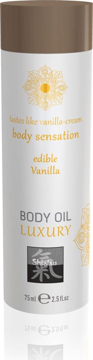 Luxe Eetbare Body Oil - Vanille — afbeelding 1