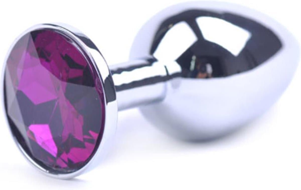 ButtPlug Metallic Paars - Ideaal voor beginners - Dildo - Stimulerend voor vrouwen - Stimulerend voor mannen - Spannend voor koppels - Sex speeltjes - Sex toys - Erotiek - Bondage - Sexspelletjes voor mannen en vrouwen - Seksspeeltjes — afbeelding 1
