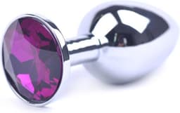 ButtPlug Metallic Paars - Ideaal voor beginners - Dildo - Stimulerend voor vrouwen - Stimulerend voor mannen - Spannend voor koppels - Sex speeltjes - Sex toys - Erotiek - Bondage - Sexspelletjes voor mannen en vrouwen - Seksspeeltjes — thumbnail 1