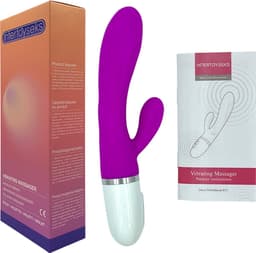 Intertoyseks Rabbit Vibrator – Clitoris & G-spot Stimulator – 10 Standen – 2 Motoren – Silicone – Paars — thumbnail 1