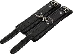 LekkerStout Bondage Beginners Set - Handboeien, Blinddoek, Kietelveren - Zwart - BDSM Toys | ( LS121 ) — thumbnail 5