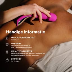 LELO SMART WAND 2 Medium – Massageapparaat – Waterdicht – Draadloos – Ocean Blue — thumbnail 3