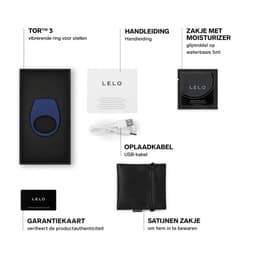 LELO TOR 3 – Vibrerende Ring – App-Gestuurd – 8 Genotsinstellingen – Base Blue — thumbnail 2