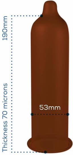 Pasante Chocolade Condooms 144 stuks — thumbnail 2