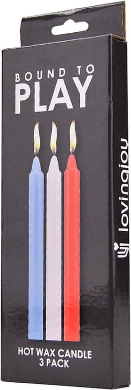 Power Escorts Bound to Play - Hot Wax Candles 3 Pack - Kaarsen Voor Stoute Meisjes — thumbnail 1