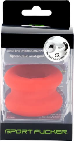 Sport Fucker Muscle Ball Stretcher - Rood — thumbnail 4