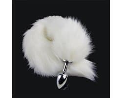 *** Fluffy Fox Tail Butt Plug - Sexspeeltjes - Vossen staartje - Slaapkamer Spannend - Partner Kinky - van Heble® ***