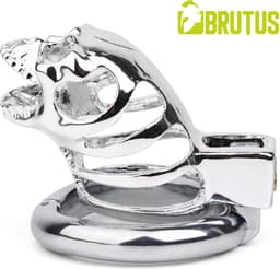 BRUTUS Goth Cage - Chastity Cage Kuisheidskooi - Zink — thumbnail 6