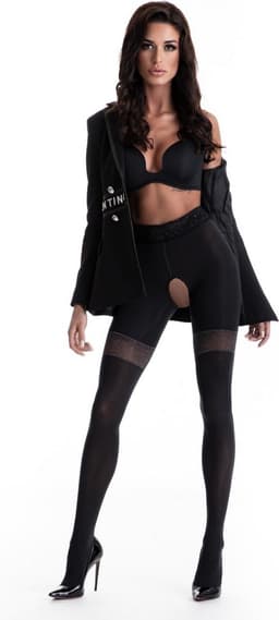 Panty Open Kruis Glamour 80Den Maat: L/XL — thumbnail 5