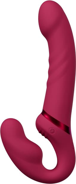 Lovense - Lapis Strapless Strap-on Vibrator - Roze — thumbnail 8