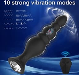 Luxe 4-delige buttplug set - 4 anale pluggen - Voor beginners en gevorderden - Vibrerende anaalplug - Mega groot - Verschillende groten - Siliconen — thumbnail 3