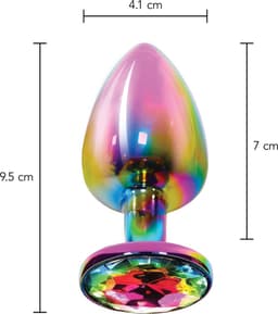 TOYJOY - Twilight Booty Jewel Large - Anal Toys Buttplugs Meerkleurig — thumbnail 3