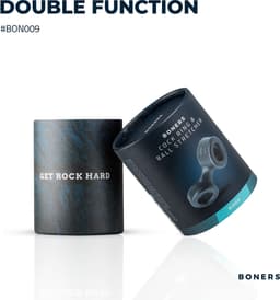 Boners Cockring En Ballstretcher - Grijs — thumbnail 2