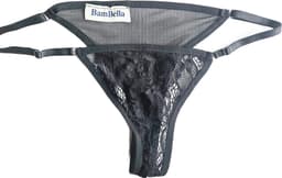 BamBella ® - String - One size - Sexy Zwart Erotische onderbroek Heren — thumbnail 2