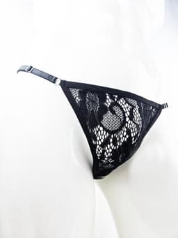 BamBella ® - String - One size - Sexy Zwart Erotische onderbroek Heren — thumbnail 4