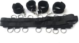 Finnacle - Bondage Set - Handboeien voor in Bed - Handboeien en enkelboeien - Bondage - BDSM - Erotische accessoire - Cadeau - Bondageset - Erotiek - Vastbinden aan Bed — thumbnail 1