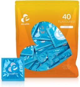 EasyGlide - Condooms met Smaakjes - Condooms met Glijmiddel - 40 stuks — thumbnail 1