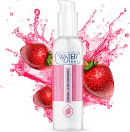 Waterfeel Strawberry - Glijmiddel op Water Basis - Smaak Aardbei - 175ml — thumbnail 1