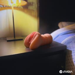 VIVIDIA Pocket Pussy voor Man - 2-in-1 Realistische Vagina & Anus - Masturbator voor Man - Kunstvagina én Kunstanus in één - Sex Toys voor Mannen – Sekspop - Blank (Beige) — thumbnail 9