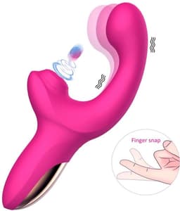 ACTION - Volse - Kloppende Vibrator - Stotende Vibrator - Vingeren - G-spot - Seksspeeltje voor Mannen en Vrouwen - Twee Motoren - Pink — thumbnail 1