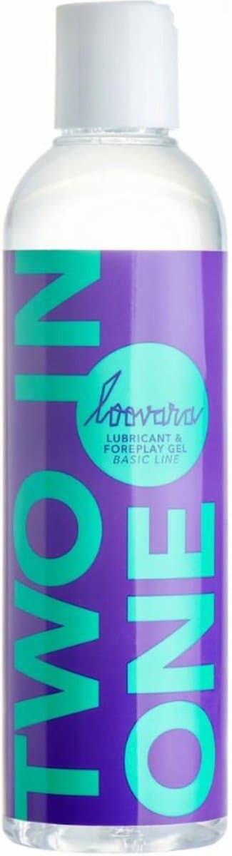 Loovara Intimate - Two In One - Glijmiddel Waterbasis - Glijmiddel en Massage in 1 - Glijmiddel Aloe Vera - 250 ml — afbeelding 1