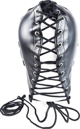 BNDGx® - Extreme BDSM sex Masker - Nep Leer - Met Gag blinddoek - SM Erotisch — thumbnail 8