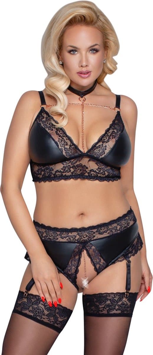 Curvy Bondage Beha Lingerie Set — afbeelding 1