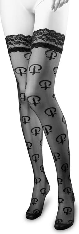 Panty Pushers Hold Up Kousen - Multi Logo — thumbnail 1