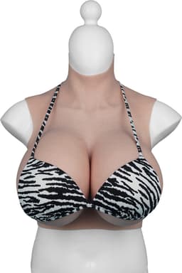 Siliconen Borstprothesen - CUP S - Wearable Borst - 100% hypoallergene medische siliconen - Grote borsten - Kunstmatige Nep Borst - Valse Borsten - Borst - Siliconen Huid - Bodysuit - Crossdresser - Transgender - Travestiet - Body4Everybody — thumbnail 2