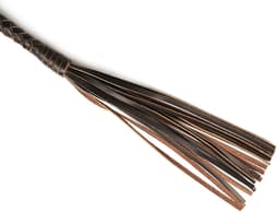 Liebe Seele - The Equestrian Leather Single Tail Whip - Leren Bull Whip — thumbnail 2