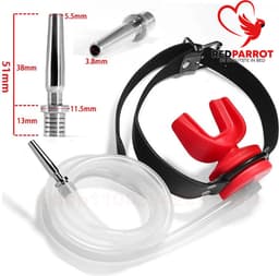 Penis plug set met bitje - Gag - Plas seks - Urethrale set — thumbnail 3